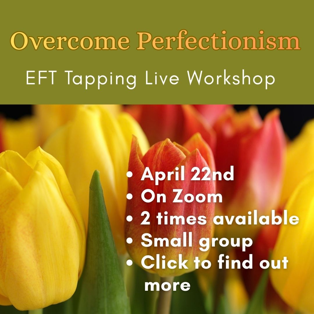 Overcome Perfectionism Workshop announcement